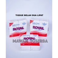 Napkin Tissue Royal Belah 2 Lipat / Tissue Makan