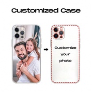 1pc Customizable TPU Transparent Protective Case With Camera Protection, Compatible With Apple IPhon