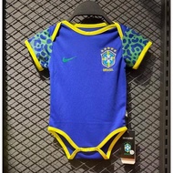 1024New 2023 France Brazil Germany Spain Italy Netherlands Japan Portugal France Mexico Argentina Wales Jersey Baby Romper Football Jersi Toddler One Piece Suit Soft Newborn Gifts