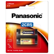 Panasonic 2CR5 6V Lithium Battery 2CR-5W/1BE for Cameras & Photo Equipment