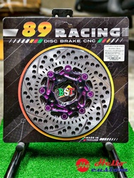 จานหน้า ทูโทน 89racing GIORNO+ ขนาด 220mm. ใส่รุ่น ABS ตัวธรรมดา Giorno 125
