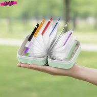 G.X.B 1 Set A8 Waterproof Pill Pouch Kit with 14 Color-Coded Pouches Writable Labels for Hiking Port