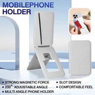 【Agate Design】 Invisible Phone Tripod Magnetic Compatible Phone Stand 180° Rotation Portable Folding