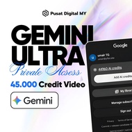 Gemini AI Ultra 45.000 Credit Flow Video Stable | AI Studio Full Warranty | Private Acsess