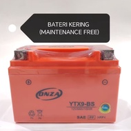 KAWASAKI NINJA Z250 / 250R / 250Fi BATTERY YTX9-BS MAINTENANCE FREE BATTERY NINJA Z250 / 250R / 250 