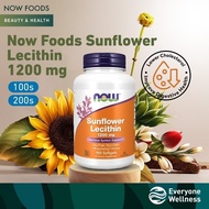 [Local Delivery] Now Foods, Sunflower Lecithin / Non-GMO Lecithin 1200 mg (Breastfeeding prevent clo