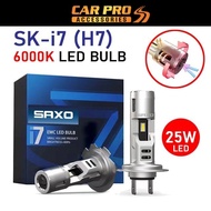 Saxo SK-i7 LED H7 BULB WHITE 6000K with Bulb Blower
