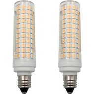 Lampu Lxcom E11 LED Corn Bulb 15W Dimmable Ceramic Candelabra Bulbs (2 Pack)- 136 LEDs 2835 SMD 1500