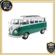 SOLIDO 1/18 Volkswagen T1 Samba Bus 1962 Green White Diecast Model S1813403