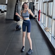 [Yoga Fitness] Sports Bra Women Summer Quick-Drying Vest Outdoor Fitness Wear Suit Pilates Yoga Wear