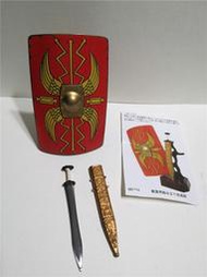 武MONONOFU1/10武器中世紀歐洲羅馬盾劍四騎士兵人微縮模型figma
