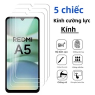 Bộ 5 Miếng Dán Bảo Vệ Màn Hình Kính Cường Lực HD Cho Xiaomi Redmi A1 A2 A3 A4 A5 5G - Miếng Dán Bảo
