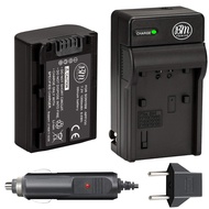 BM Premium NP-FV50 Battery and Charger for Sony FDR-AX53, HDR-CX675/B, CX455/B, CX200, CX210, CX220,