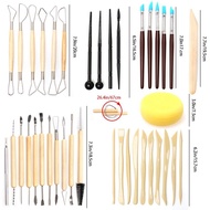 61PCS Ceramic Clay Tools Set Polymer Clay Tools Pottery Tool