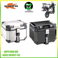 KAPPA TOP BOX KVE42 ALUMINIUM 42L MOTORCYCLE REAR MONOKEY KVE42A KVE42B ~ 42 LITER HELMET BOX motorcycle