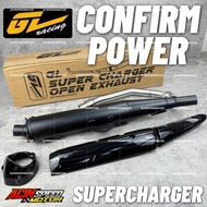 ORIGINAL GL SUPER CHARGER STANDARD CUTTING EXHAUST/ GL RACING TRU PRESSUE LC135 V1-V7 Y15ZR 32mm 35/