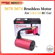 Surpass Hobby KK 3670 3674 Waterproof Brushless Motor 5mm Shaft For 1/10 1/8 RC Drift Racing Car Tru