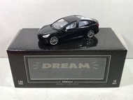 Time Micro TM 1:64合金模型，Tesla Model 3 黑色