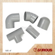 6'' PVC FITTING CONNECTOR / PIPE FITTING / PVC FITTING / PENYAMBUNG PAIP