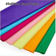 Hiart Crepe Paper Colors Paper Corn Flower Egg Craft Paper 49x88cm