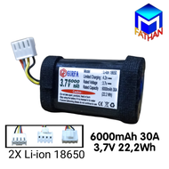 Baterai Speaker / Baterai JBL Type 2X Li-ion 18650 6000mAh 37V 30A BMS 1S 3Ampere