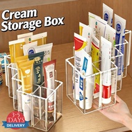 [3-5 DAYS DELIVERY]1/2PCS - Multi Compartment Ointment Storage Box, Transparent Plastic Organizer wi