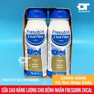 Lot of 4 bottles of Fresubin 2 Kcal Fiber Cappuccino milk 2kcal 200ml