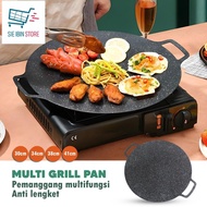 Grill Pan / Plate Induction Frying Pan Grill/ Flat Frying Pan/ Flat Baking and Cooking Pan/ 30Cm 34C