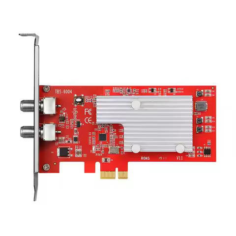 TBS6004 DVB-C 4 QAM PCIe Card DVB-C Signal Generator DVB-C Modulator PCIe Card Video Broadcast
