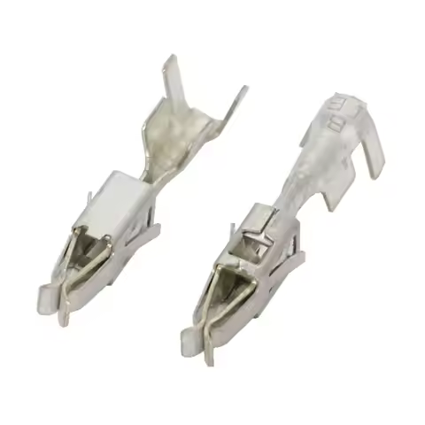 50 PCS Brass Tinned Car Wire Harness Connectors 2.8/3.5mm Electrical Wiring Terminal Plugs DJ623-E3.