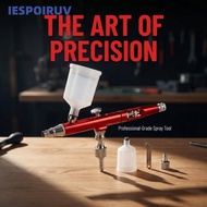 IESPOIRNC Painting Spray , AR131 Double Action DIY Art Spray , Stable Spray Output Black/Red/Gold St