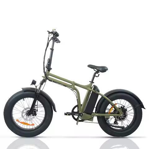 20 Inch Electric Folding Bike 500w Folding Electric Scooter Bike Fat Tire Electric Mountain Bike