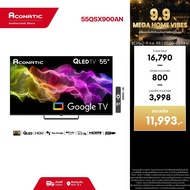 Aconatic Google TV QLED 55 นิ้ว รุ่น 55QSX900AN 4K UHD Refresh Rate 144Hz HDR10Dolby AudioWi-FiBluet