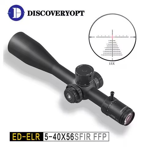 Discovery ED5-40X56SFIR Tactical Shockproof Sight First Focal Plane Super HD Illuminated Scope ZEROS