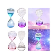 Bubble Singing Hourglass Timer Dream Crystal Hourglass Glass Liquid Motion Timer Hourglass Birthday 