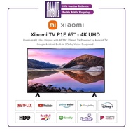 📺Xiaomi TV P1E 65" Smart Android TV (4K Display, Built-in YouTube & Netflix) 1 Year Warranty