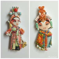 Beijing opera refrigerator magnet Souvenir from China Hong Kong Guangzhou