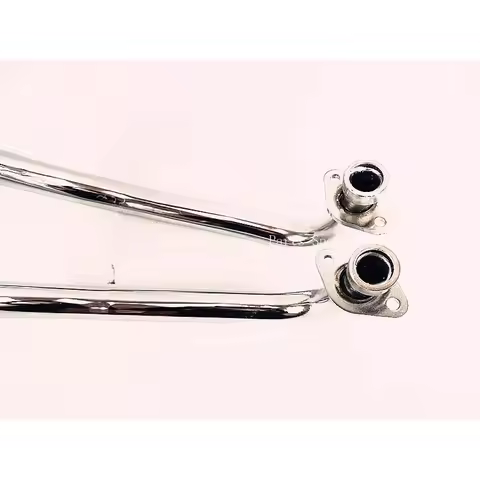 Motorcycle 2 Into 1 Exhaust Header Pipe for GN250 Custom Modified Exhaust Front Pipe