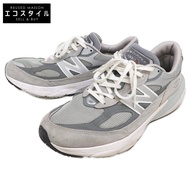 New Balance M990GL6 美國製造 絨面革/網眼運動鞋 US10 1/2 [二手]