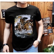 Yc collection - Men's casual t-shirt with Onthel up bicycle image