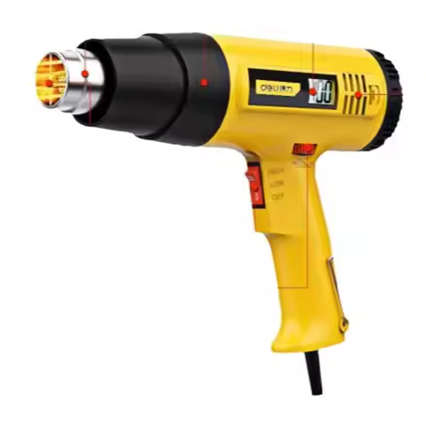 Hot Air Gun Industrial Grade High Power Baking Gun High Temperature Digital Display Hot Air Blower