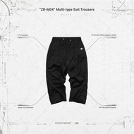 Goopimade ZR-M04” Multi-type Suit Trousers - Black