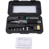 【New product】10 In 1 HS-1115K Butane Gas Soldering Iron Set For Welding Torch Tool HT-1934 MY