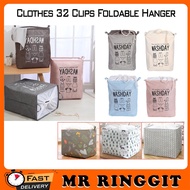 75L 100L 140L Foldable Laundry Basket Storage Box Ready Stock Waterproof Extra Large Capacity Dirty 