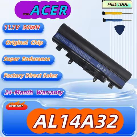 AL14A32 Laptop Battery For ACER Aspire E14 E15 E5-421 E14 Touch E15 Touch E5-572G E5-572G-593YFree T