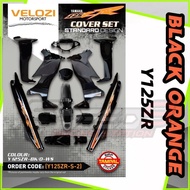 VELOZI COVER SET BLACK/ORANGE Y125ZR Y125 ZR