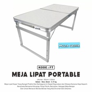 Meja Lipat Portable Meja Koper Lipat Kaki Kotak