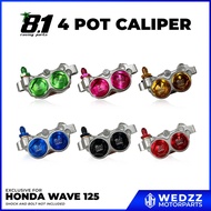 8.1 FORMULA CALIPER WITH BRACKET 4POT (WAVE 125)