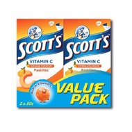 Scott's Vitamins C Pastilles Gummies 50's/Value pack's orange 50's×2