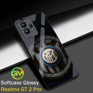 Glossy Softcase Realme GT 2 Pro [GM66] Protective Mica Casing hp Case Gt 2Pro Glitter Glass Rubber S